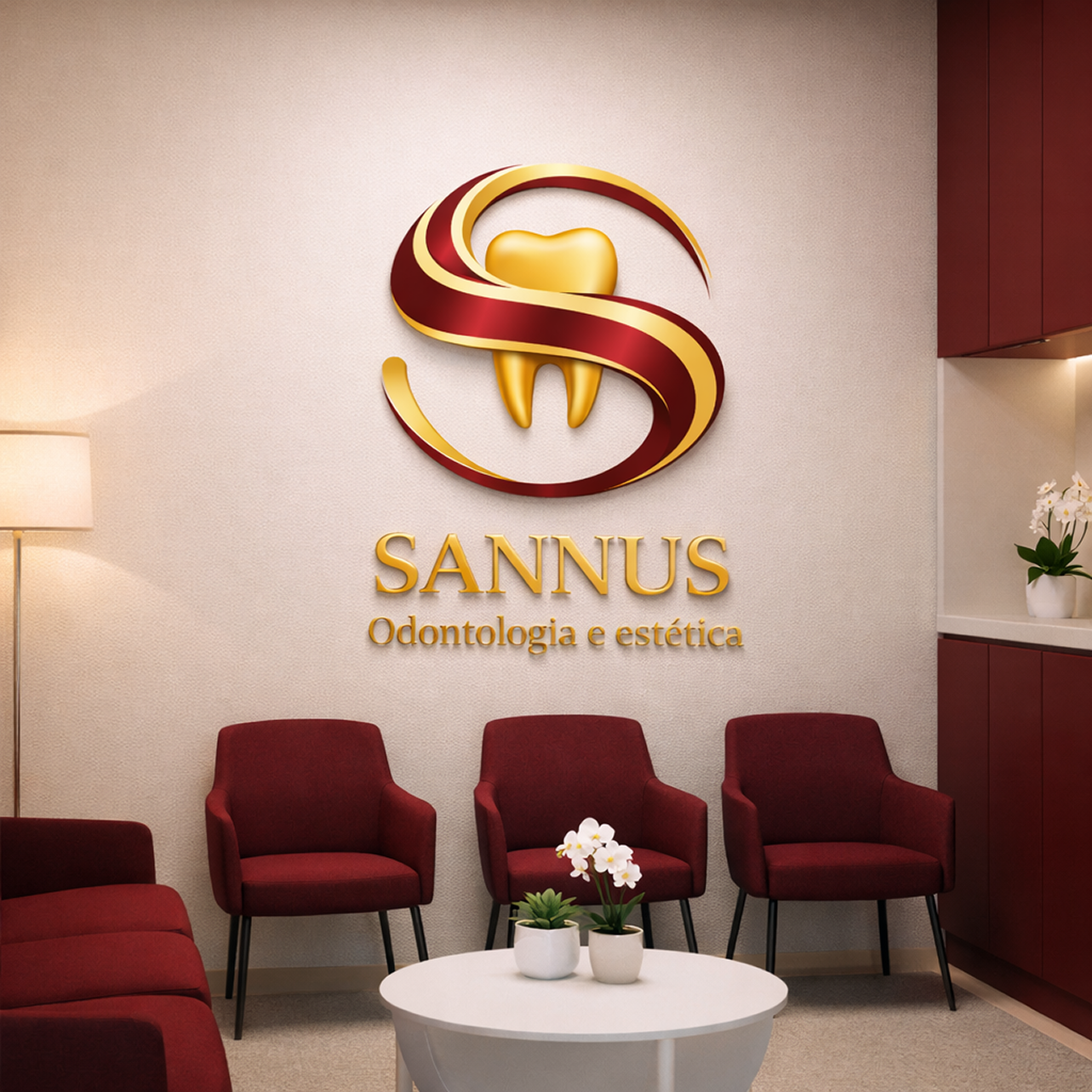 Recepção da Clínica Odonto Sannus